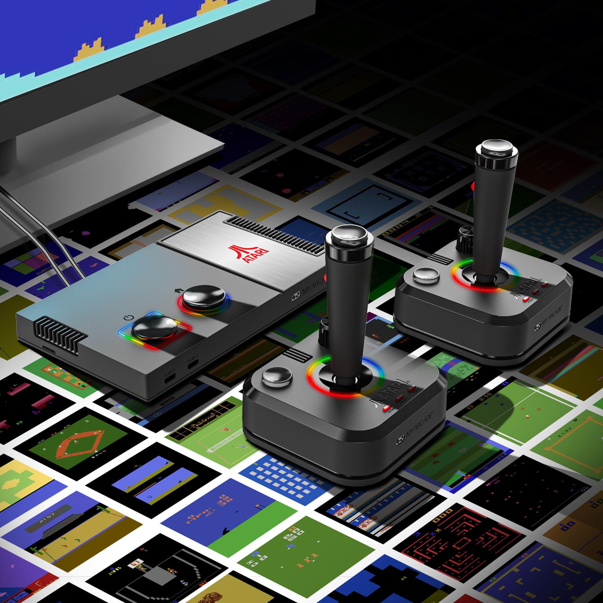 My Arcade Atari Gamestation Pro Noir, Gris My Arcade Atari Gamestation Pro Noir, Gris